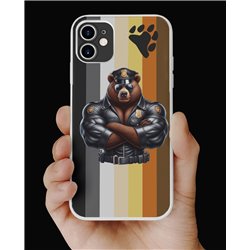 Phone Cover - Bear Flag - Leather 33