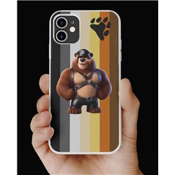 Phone Cover - Bear Flag - Leather 35