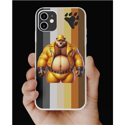 Phone Cover - Bear Flag - Leather 36