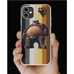 Phone Cover - Bear Flag - Leather 39