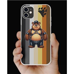 Phone Cover - Bear Flag - Leather 4