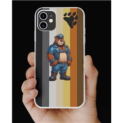 Phone Cover - Bear Flag - Leather 41