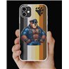 Phone Cover - Bear Flag - Leather 43