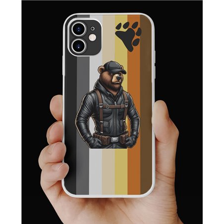 Phone Cover - Bear Flag - Leather 46