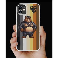 Phone Cover - Bear Flag - Leather 47