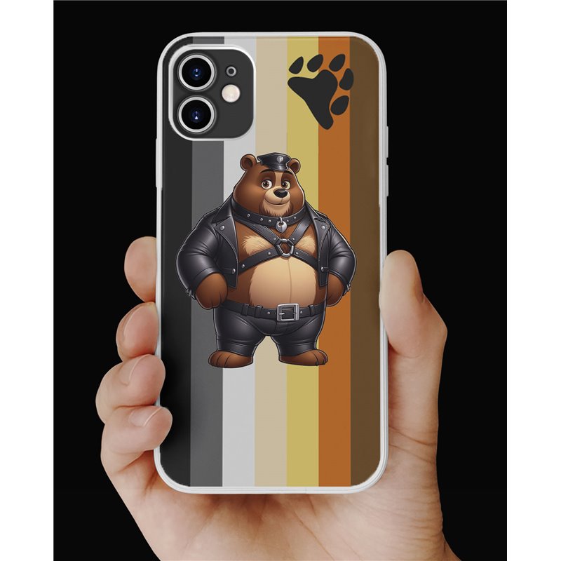 Phone Cover - Bear Flag - Leather 47