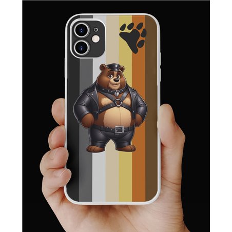 Phone Cover - Bear Flag - Leather 47