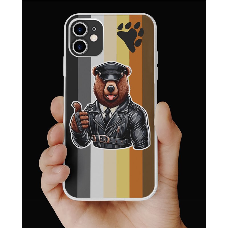 Phone Cover - Bear Flag - Leather 48 Phone Cover - Bear Flag - Leather 48