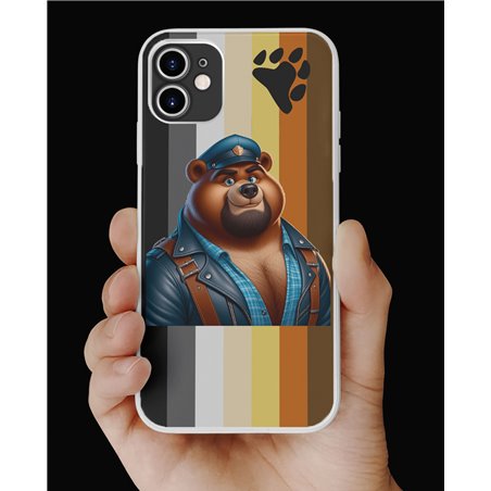 Phone Cover - Bear Flag - Leather 49