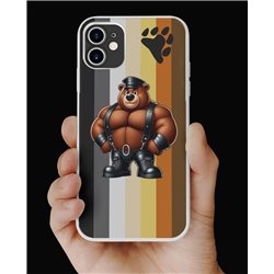 Phone Cover - Bear Flag - Leather 51