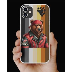 Phone Cover - Bear Flag - Leather 52