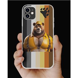 Phone Cover - Bear Flag - Leather 55