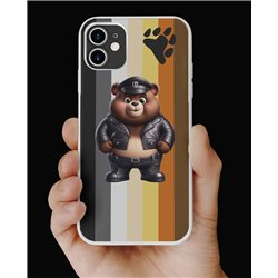 Phone Cover - Bear Flag - Leather 56