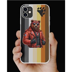 Phone Cover - Bear Flag - Leather 61