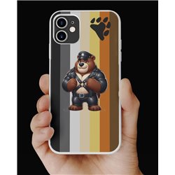 Phone Cover - Bear Flag - Leather 63