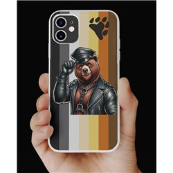 Phone Cover - Bear Flag - Leather 65