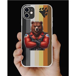 Phone Cover - Bear Flag - Leather 66