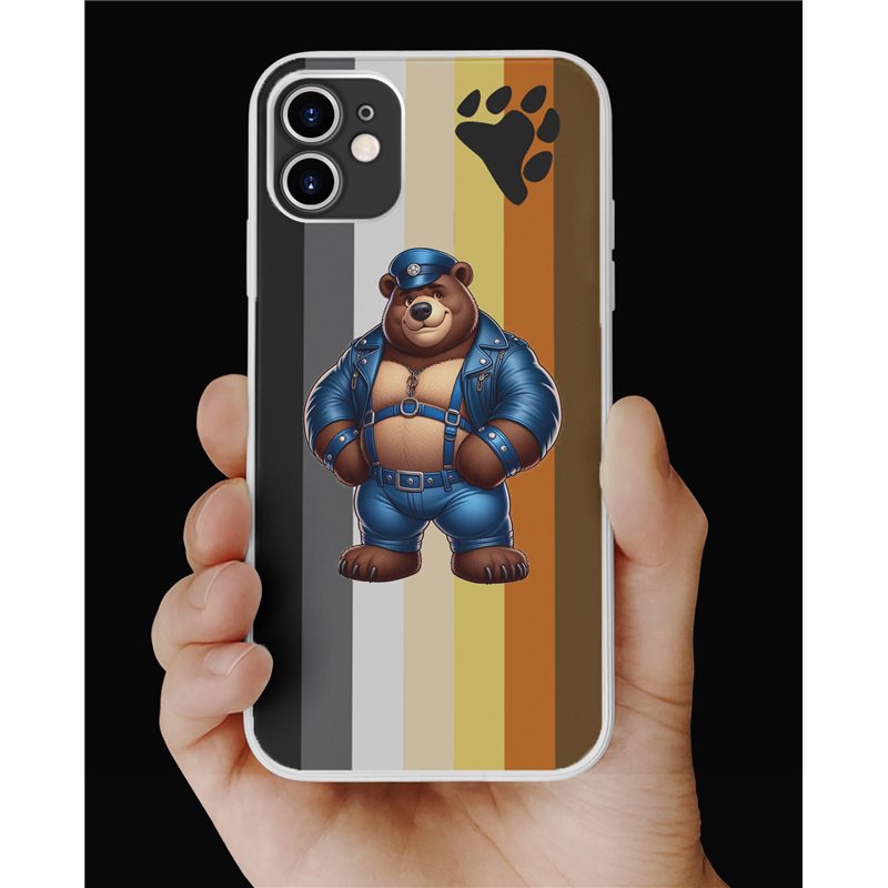 Phone Cover - Bear Flag - Leather 67