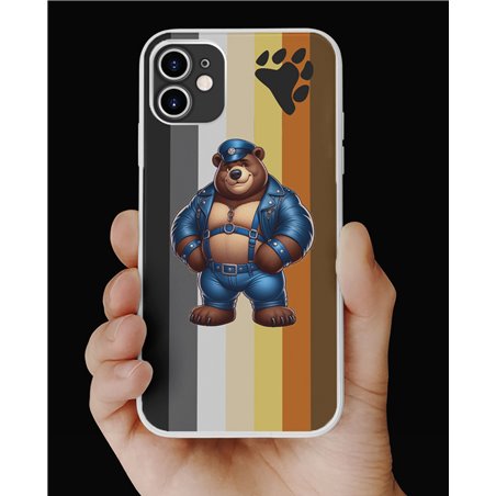 Phone Cover - Bear Flag - Leather 67