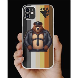 Phone Cover - Bear Flag - Leather 69