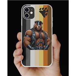 Phone Cover - Bear Flag - Leather 70