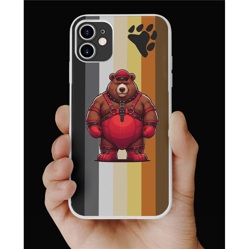 Phone Cover - Bear Flag - Leather 72