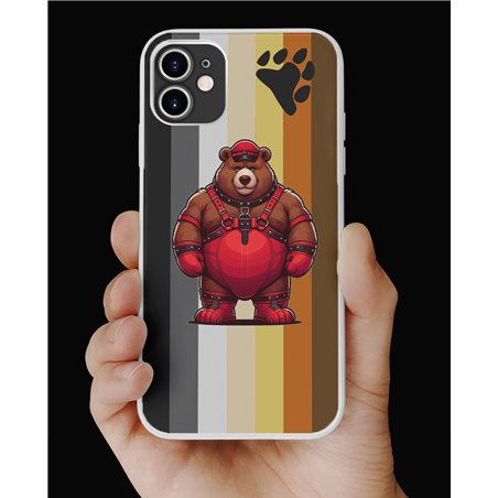 Phone Cover - Bear Flag - Leather 72