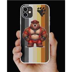 Phone Cover - Bear Flag - Leather 73