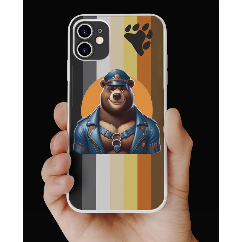 Phone Cover - Bear Flag - Leather 75 Phone Cover - Bear Flag - Leather 75