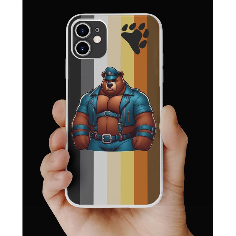 Phone Cover - Bear Flag - Leather 76