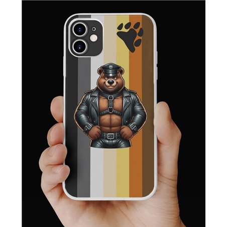 Phone Cover - Bear Flag - Leather 77