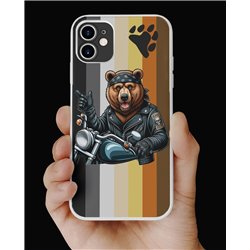 Phone Cover - Bear Flag - Leather 78