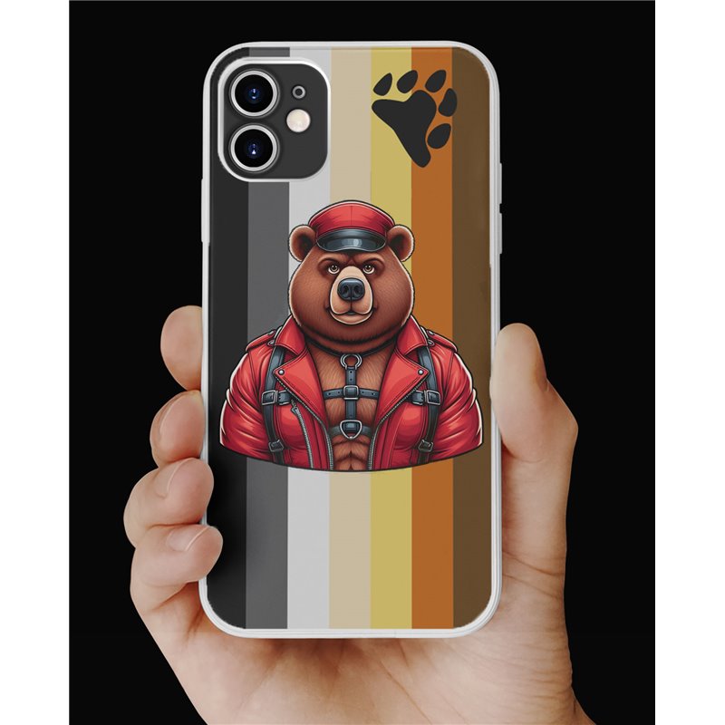 Phone Cover - Bear Flag - Leather 79