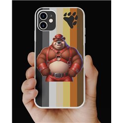 Phone Cover - Bear Flag - Leather 81