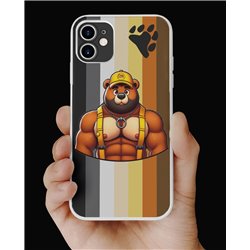 Phone Cover - Bear Flag - Leather 82