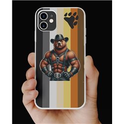 Phone Cover - Bear Flag - Leather 83