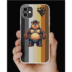 Phone Cover - Bear Flag - Leather 84