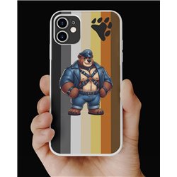 Phone Cover - Bear Flag - Leather 86