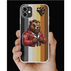 Phone Cover - Bear Flag - Leather 87