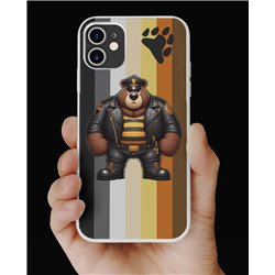 Phone Cover - Bear Flag - Leather 88