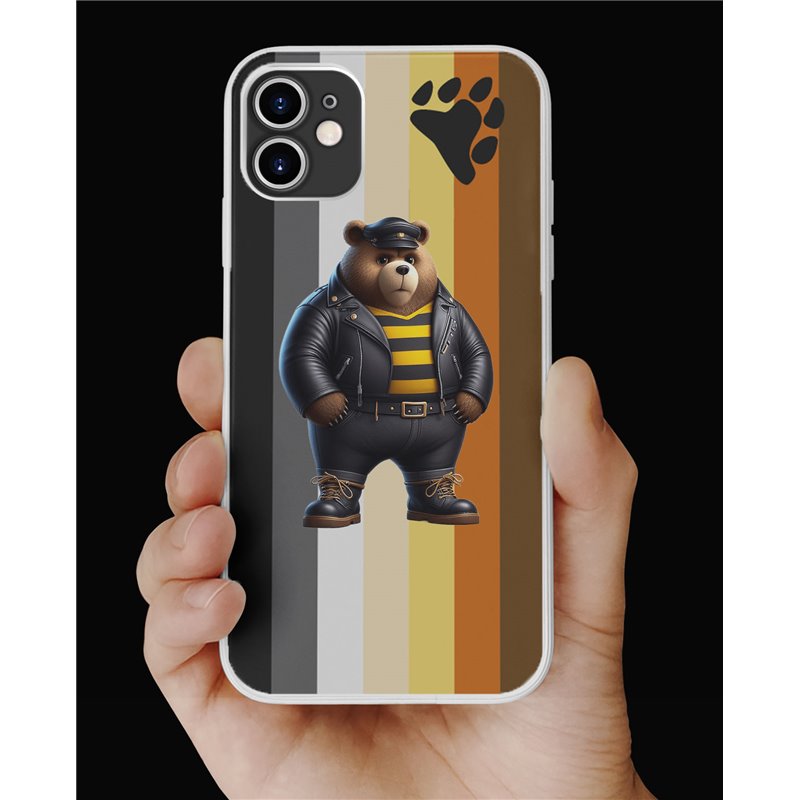 Phone Cover - Bear Flag - Leather 89