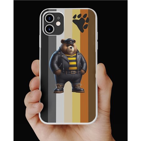 Phone Cover - Bear Flag - Leather 89