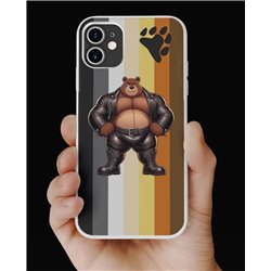 Phone Cover - Bear Flag - Leather 9