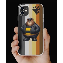 Phone Cover - Bear Flag - Leather 90