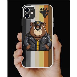 Phone Cover - Bear Flag - Leather 91