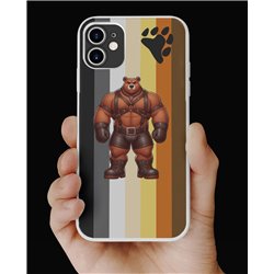 Phone Cover - Bear Flag - Leather 92