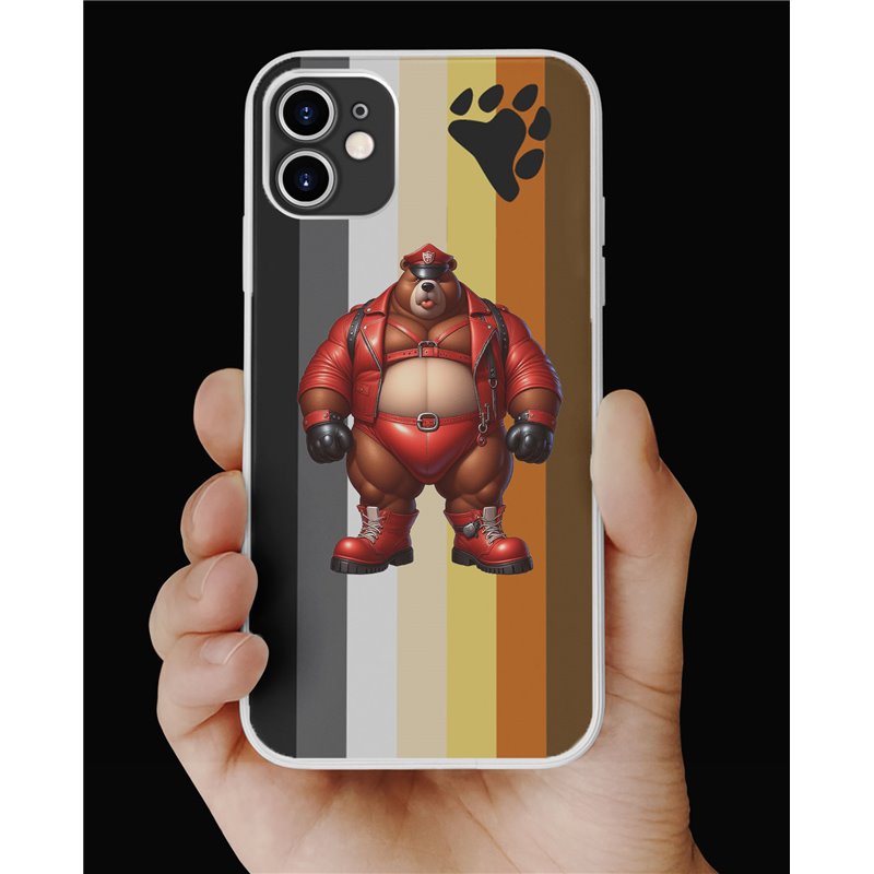 Phone Cover - Bear Flag - Rubber 23