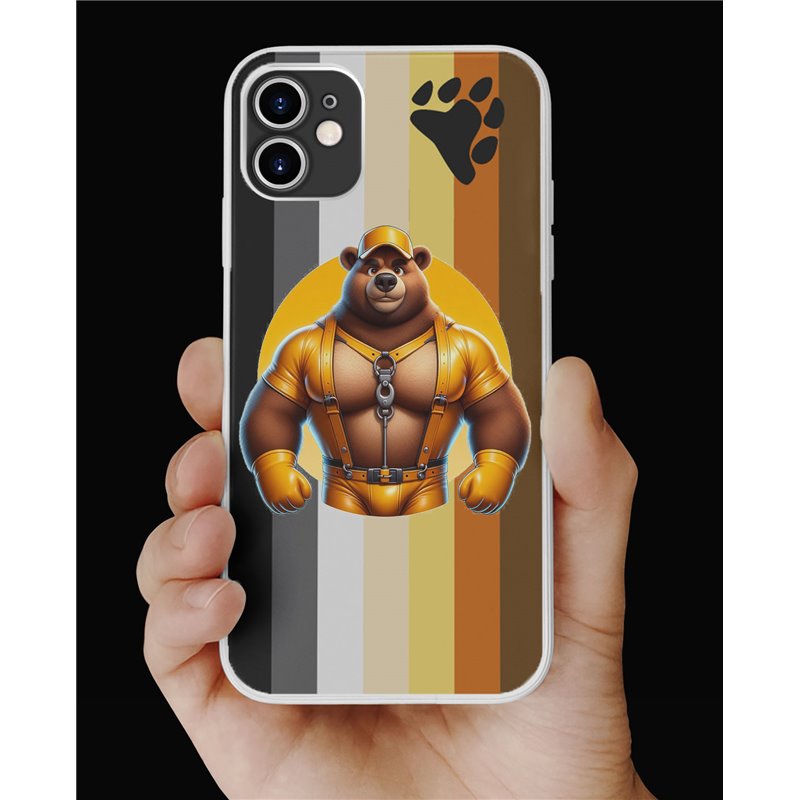 Phone Cover - Bear Flag - Rubber 4