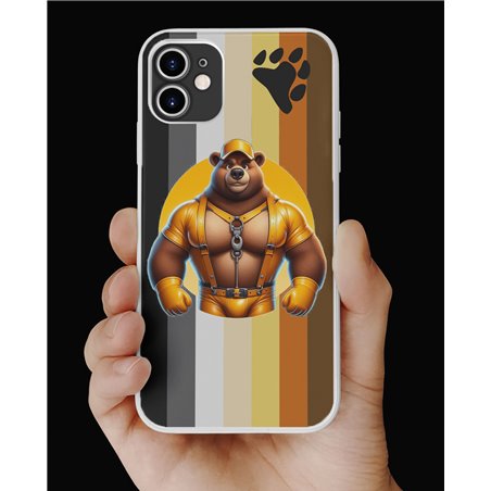 Phone Cover - Bear Flag - Rubber 4