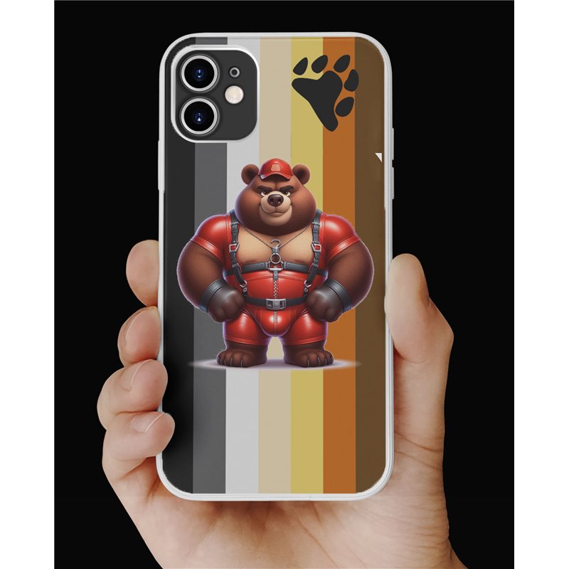 Phone Cover - Bear Flag - Rubber 7 Phone Cover - Bear Flag - Rubber 7